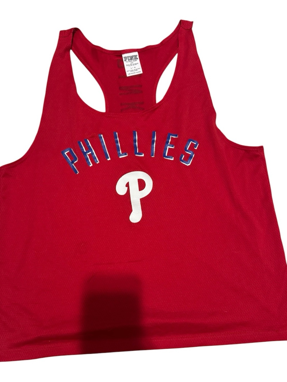 PINK Victoria's Secret Red Phillies Racerback Tank